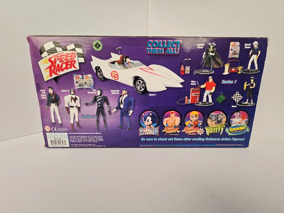 Juego Resaurus 1999 Speed Racer Mach 5 - ¡Nuevo en caja! Foto 3 de 4