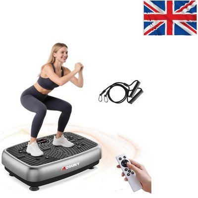 Vibrationsplatte für Lymphdrainage - komfortables Silikonpad & Fernbedienung