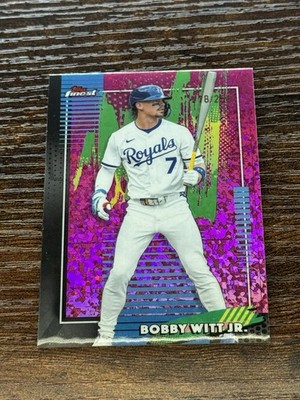 BOBBY WITT JR 2026 Topps Finest Pink Magenta Mini Diamond #178/250 Royals #7
