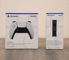 Sony Dualsense Controller Weiß mit Sony Dualsense Ladestation im Bundle