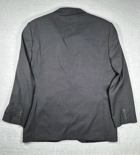 Daniel Cremieux Performance Loro Piana Suit Blazer Jacket Gray 44R Wool Silk - Picture 10 of 11