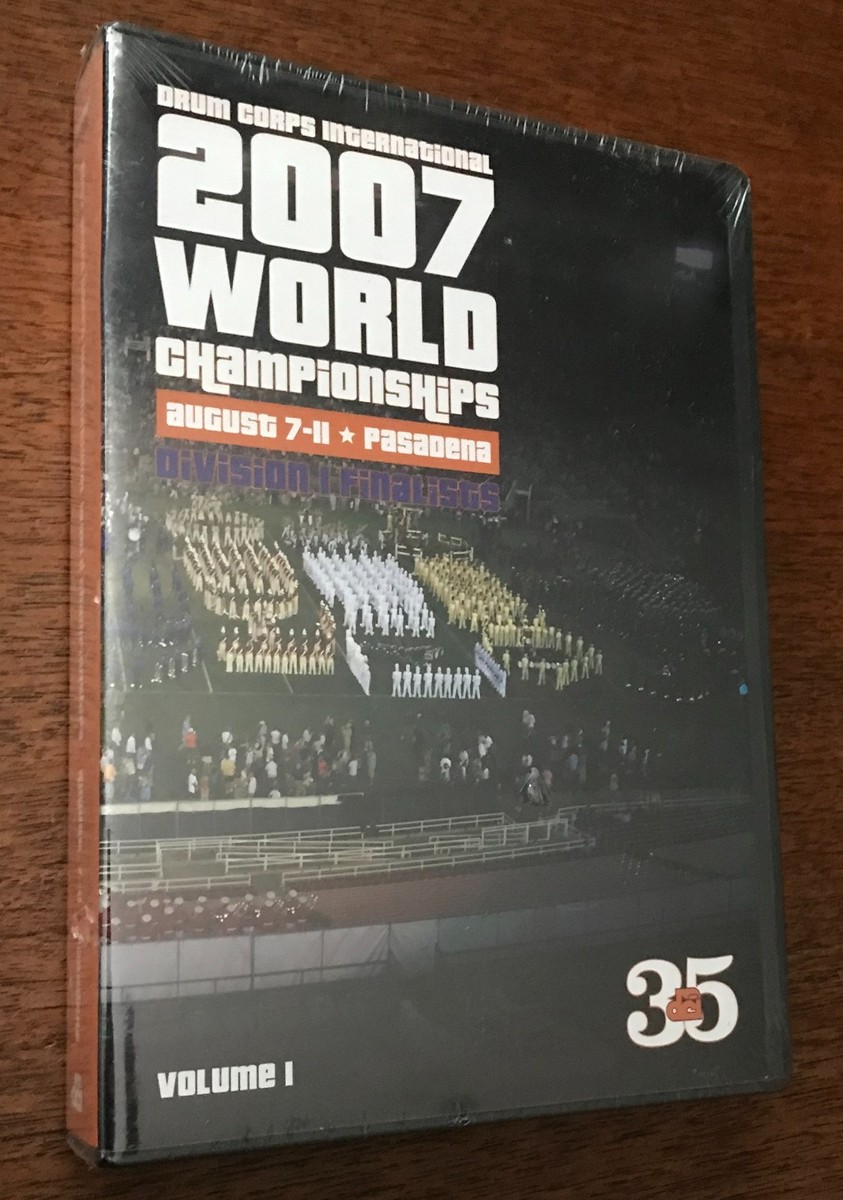 DCI 2007 World Championships Drum Corps DVD set - Volume 1, 2 and