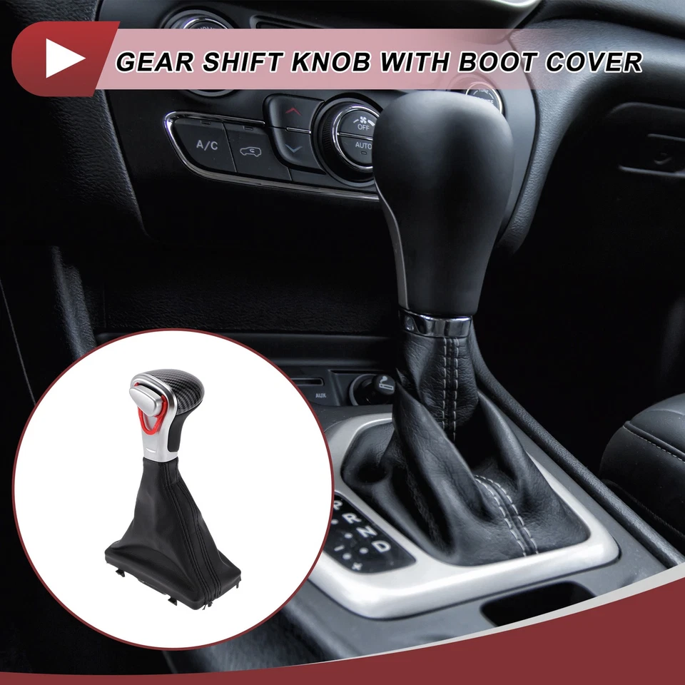 Automatic Gear Shift Knob with Cover for Audi A4 allroad 2013-2014 Plastic Black - Image 2 of 4