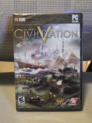 Sid Meier's Civilization V, PC DVD-ROM Video Game NEW SEALED (E138)