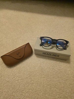 Ray-Ban Meta Headliner Smart Sunglasses Shiny Jeans/Clear RW4009