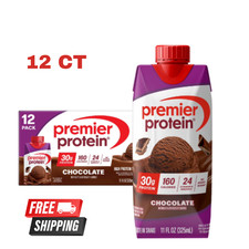 Premier Protein Shake, Chocolate, 30g Protein, 11 Fl Oz, 12 Ct