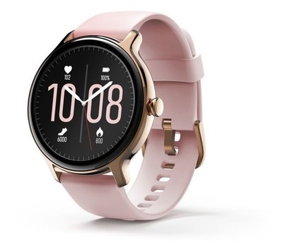 Hama 178608 Fit Watch 4910 Digital 45 mm Smartwatch Rund IP68 144 h  Roségold