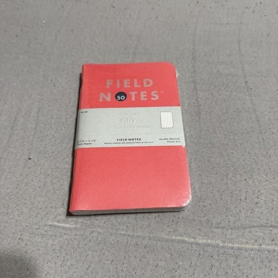 FIELD NOTES Fifty (FNC-50) Notebooks 3 Pack New/Sealed