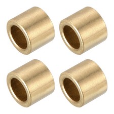 10mm Bore x 14mm OD x 10mm Length Sleeve Bearings Gold Tone, Pack of 4 