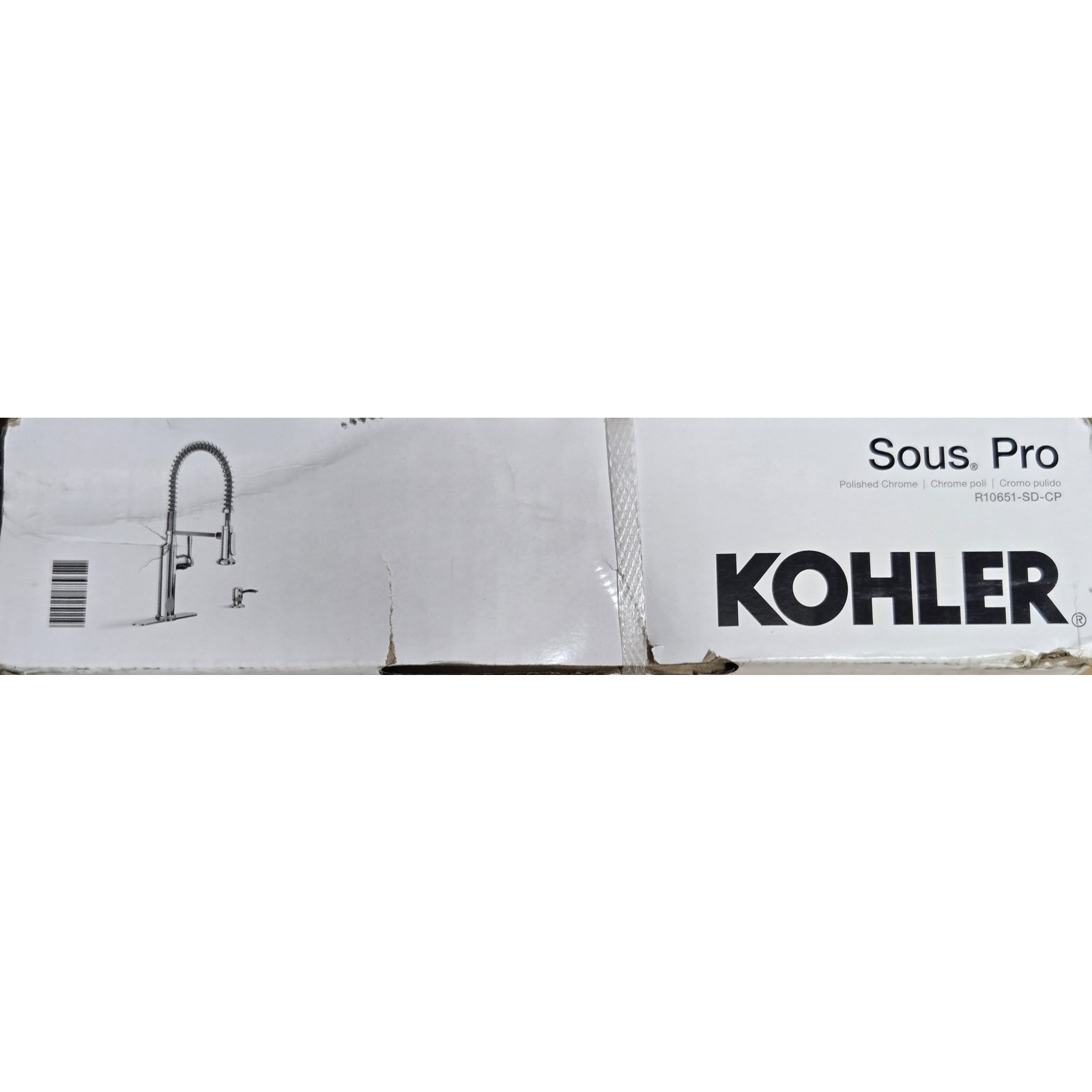 Kohler R10651-SD-CP Sous Kitchen Faucet - Polished Chrome - 