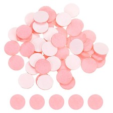 50 Pcs Adhesive Felt Circles, 3/8" Round Non-Woven Felt Stickers, Pink