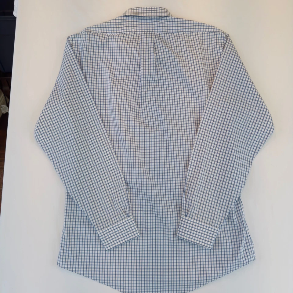 Kirkland Men's Non-Iron Button-Down Long Sleeve Shirt Plaid Size 15.5-34 - Image 3 of 4