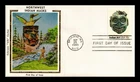 DR JIM STAMPS US COVER NORTHWEST INDIAN MASKS FDC COLORANO SILK CACHET