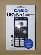 Image of Casio fx-CG50 Graphic Calculator UK's No 1 for A LEVELS and higher studies new