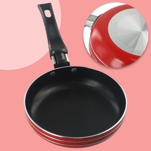 Mini Frying Pan Non-Stick Stainless Steel Frypan Pot Saucepan Cookware 12~16cm - Picture 3 of 47