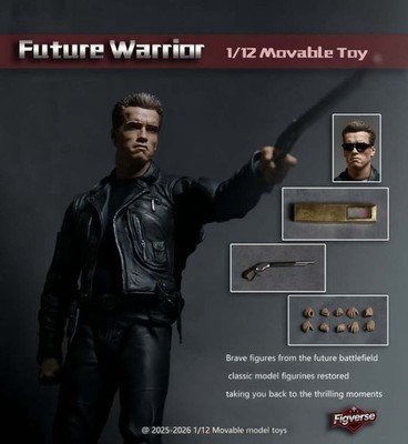 Figverse 1/12 Future Warrior xz2605 Terminator 2 Judgement Day - UK Seller