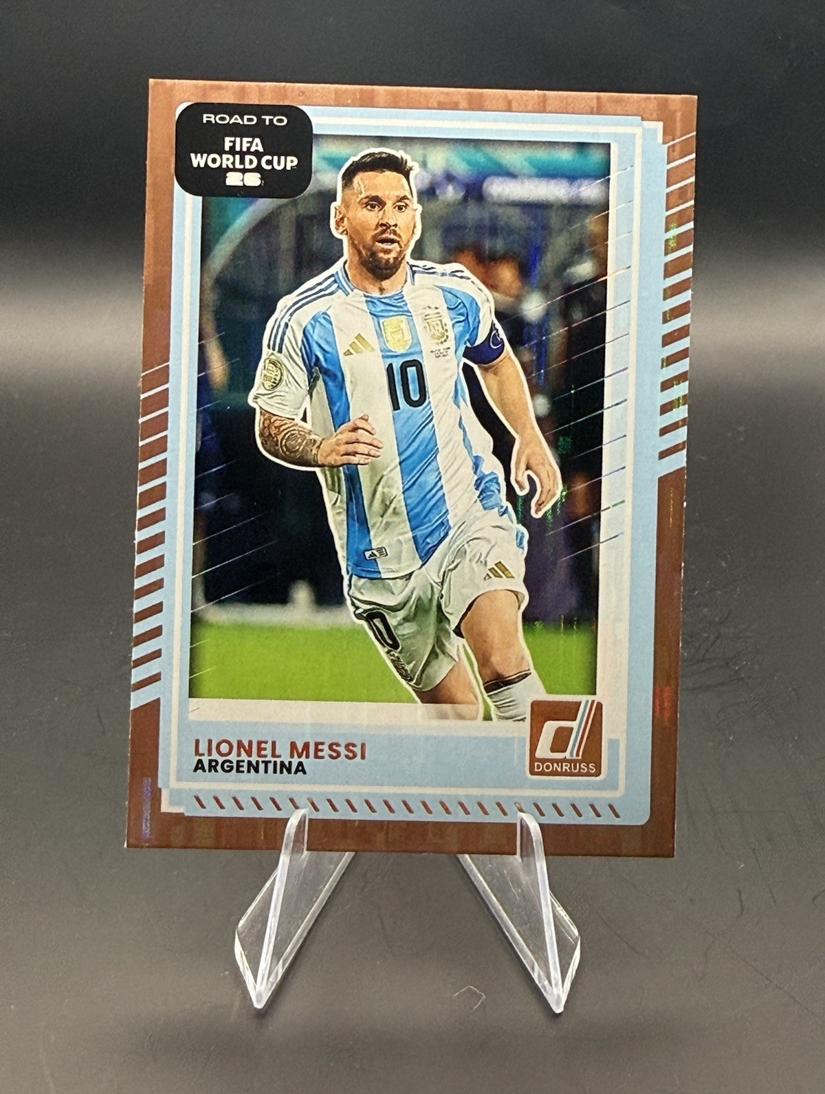 Panini 2025-26 Donruss Road to FIFA World Cup Lionel Messi #154 Argentina Bronze