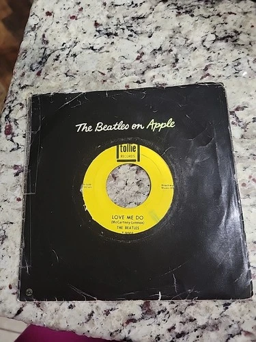 The Beatles “Love Me Do - P.S. I Love You” 45 Tollie Record 1960s Original