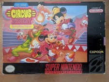 The Great Circus Mystery W/ Mickey and Minnie (SNES, 1994) CART AND BOX ONLY 