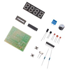 Digital Clock Kits 4 Digit Electronic Soldering Clocks Kit With Second WT