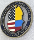DEA Andean Region Bogota Cartagena Colombia Federal Drug Police Challenge Coin — photo 10