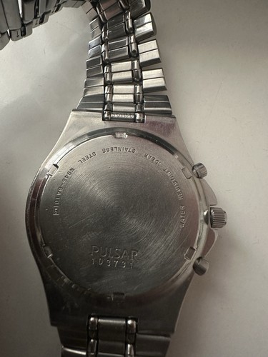 UNIKAT Herren Vintage 1992ALARM CHRONOGRAPH TIMERUhr PULSAR N945-6A10 - Bild 5 von 6