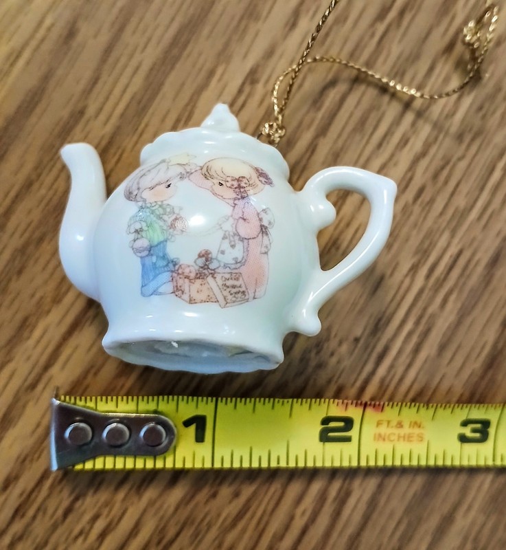 Precious Moments Miniature Teacup Ornament "You Are My Favorite Star"