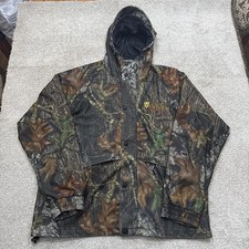 Scent Blocker Plus Frontier Hooded Camo Jacket Large