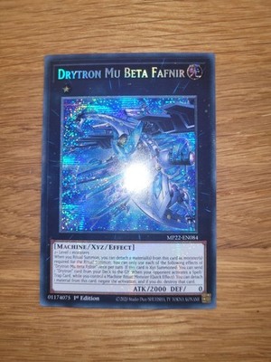 YuGiOh Drytron Mu Beta Fafnir MP22-EN084 Secret Rare English 1st Edition
