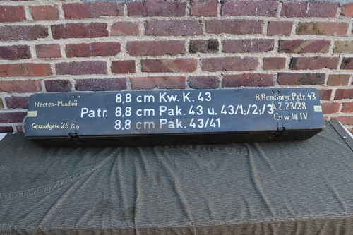 8,8cm KWK 43 Verpackung Munitionskiste Wehrmacht 2.wk Königstiger Panzer