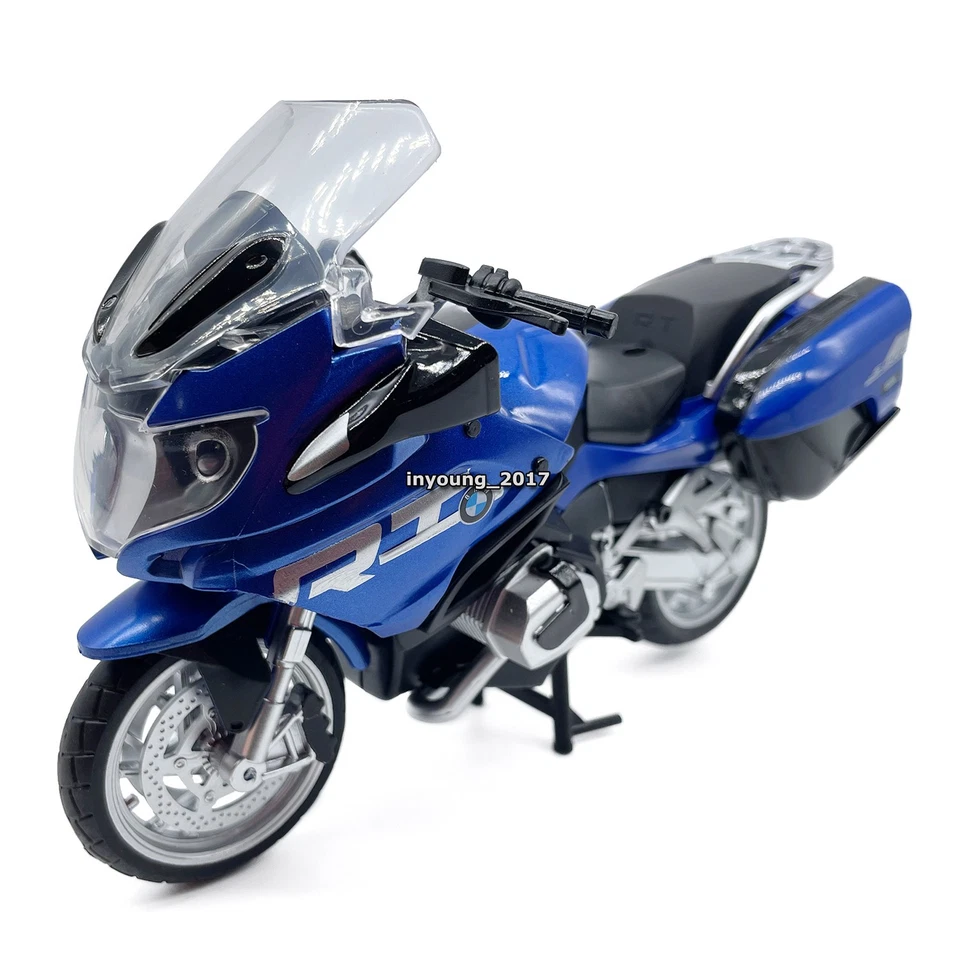 1:12 BMW R1250 RT Motorcycle Model Diecast Toy Car Toys for Boys Kids Gifts Blue - Image 3 of 4
