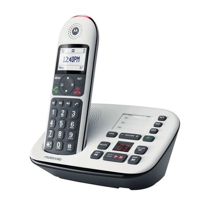 Motorola CD5011 Voice Schnurloses DECT Telefon Seniorentelefon gr. Tasten mit AB