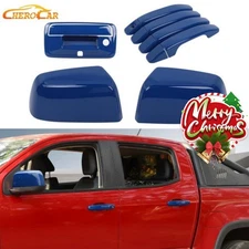 Blue Door Handle Trim Tailgate Cover Decor Kit For Chevy Colorado Canyon 2014-22
