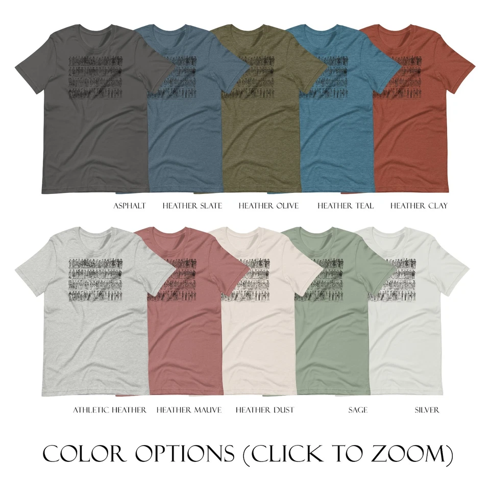 Винтажная футболка с историей моды — хронология французского костюма — театр — одежда - Изображение 2 из 4