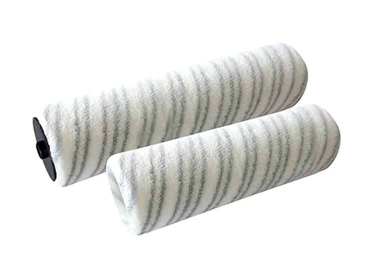 Rota Professional Silver Stripe 9in Roller Sleeve, Short Pile, 1.75in Core