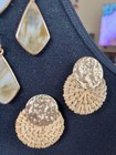 Lot Of 15 With Beads Shells Wood  Unisex Leather Bracelets + Necklaces Earrings — photo 7