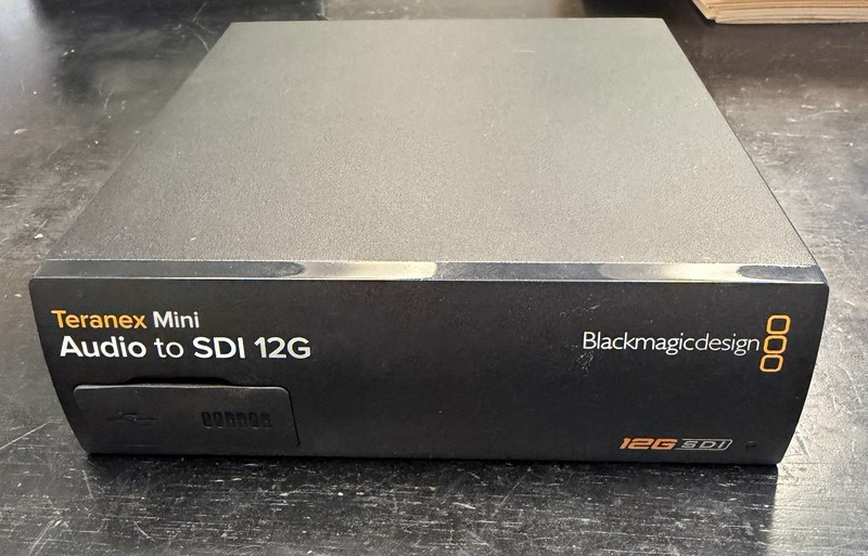 Blackmagic Design Teranex Mini Audio to SDI 12g Converter