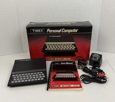 Timex Sinclair 1000 Personal Computer w/ Box  Manual Tested Keyboard