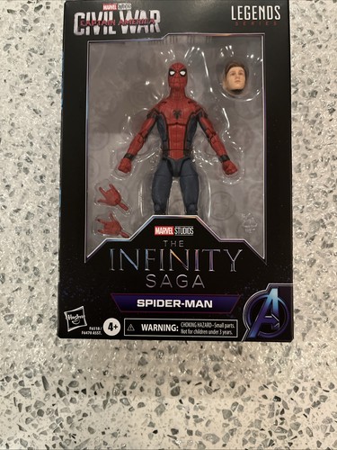 Marvel Legends Capitán América Guerra Civil Spider-Man Infinity Saga Nuevo Hasbro - Imagen 2 de 9