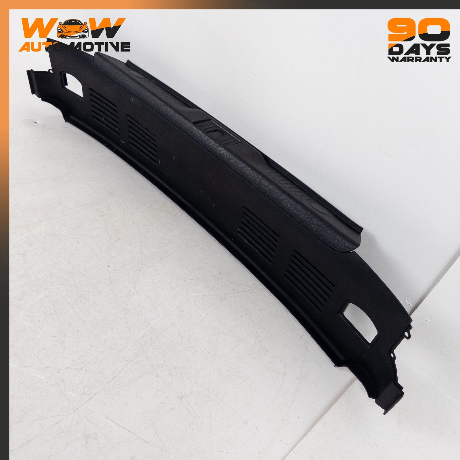 14-19 BENTLEY FLYING SPUR GATE TRUNK LOCK COVER SILL SCUFF PANEL TRIM OEM