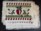 4 Vintage Home Essential Apple WOVEN PLACEMAT Set 18” x 13” — photo 1