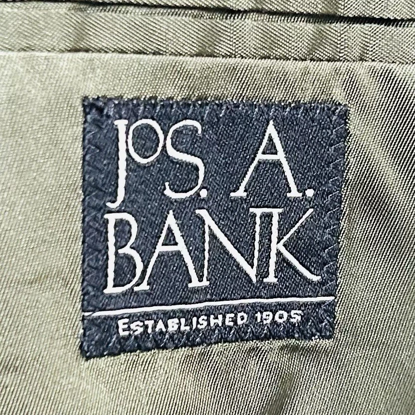 Abrigo Deportivo Jos A Bank 50R 100% Lana Marrón Glen Cuadros Dos Botones Forrado Ventilado Foto 3 de 4