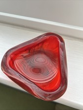 Murano Glass Ashtray By Flávio Poli