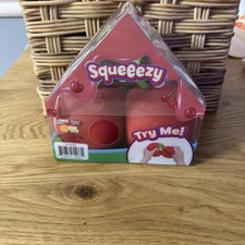Squeeezy Squishy Sunny Days Toymendous Cherries JUMBO Squeeze Toy Rare Viral