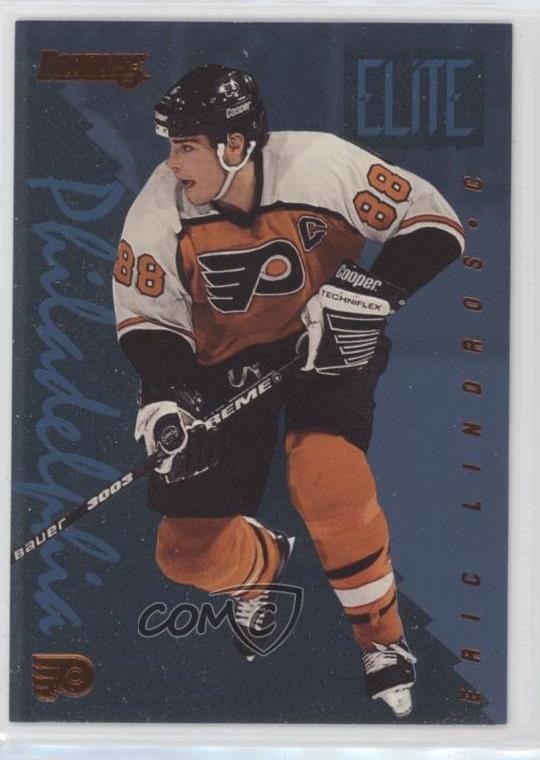 1995-96 Donruss Elite Series 7143/10000 Eric Lindros #8 HOF n1u