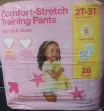 Girls' Disposable Training Pants - 2T-3T - 112ct - up up : Absorption Channels