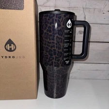 HydroJug Acta 40oz LUXE Leopard Traveler BNIB