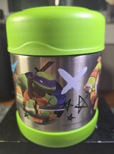 TMNinjaTurtles Thermos 10 oz. Kids Funtainer Insulated Stainless Steel Food Jar