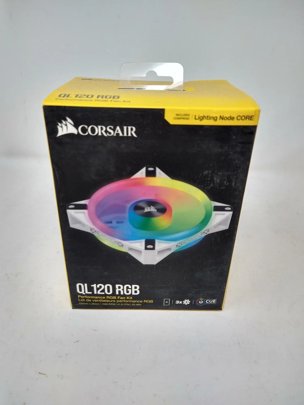 Corsair QL120 RGB 120mm Performance Fan Kit 3 PACK! CRISP! SEALED! :0