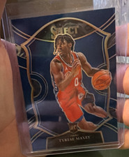 Panini Select 2020-21 Tyrese Maxey Concourse Prizm Rookie #81 76ers